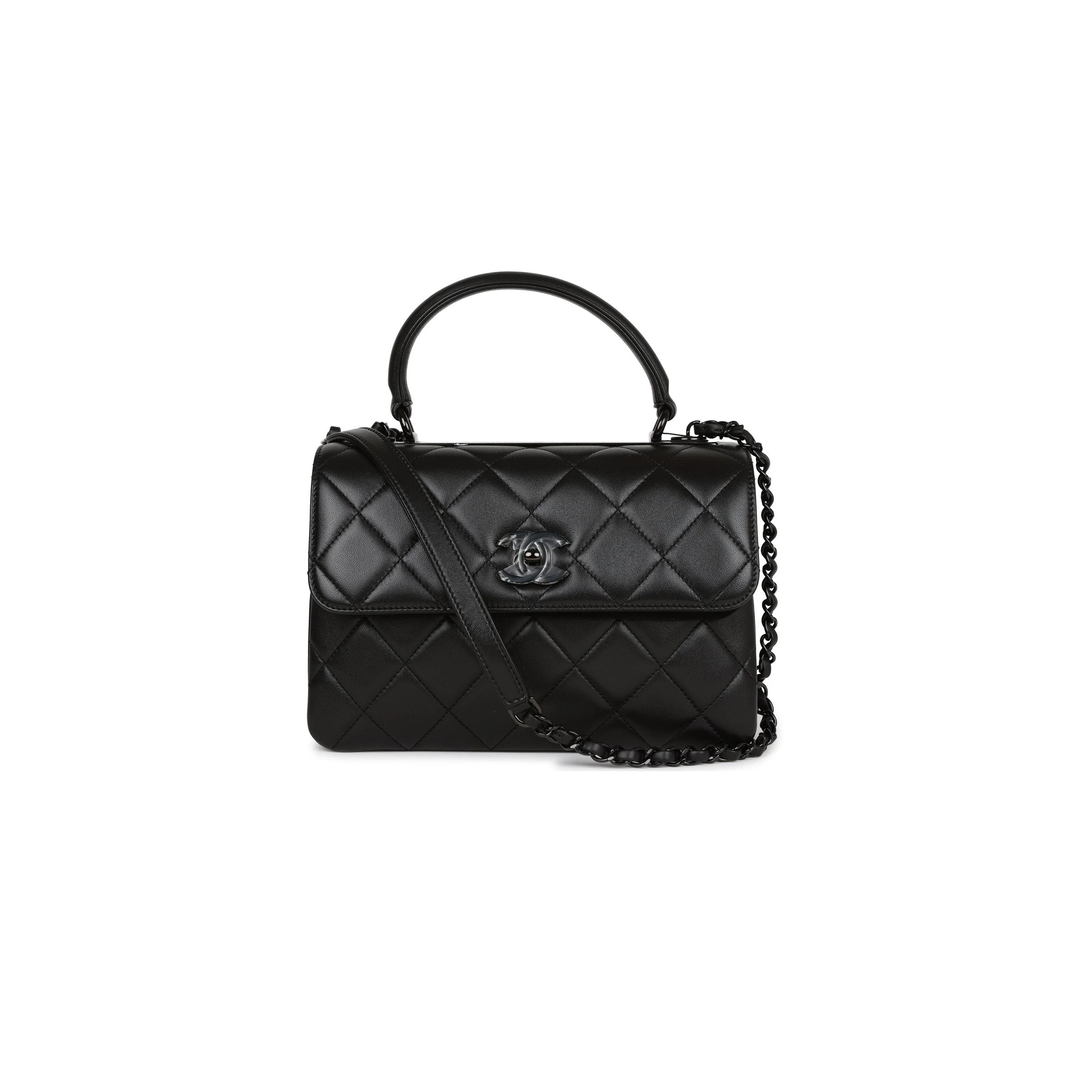 CHANEL LAMBSKIN QUILTED LARGE TRENDY CC BAG 1622540 (32*27*16cm)